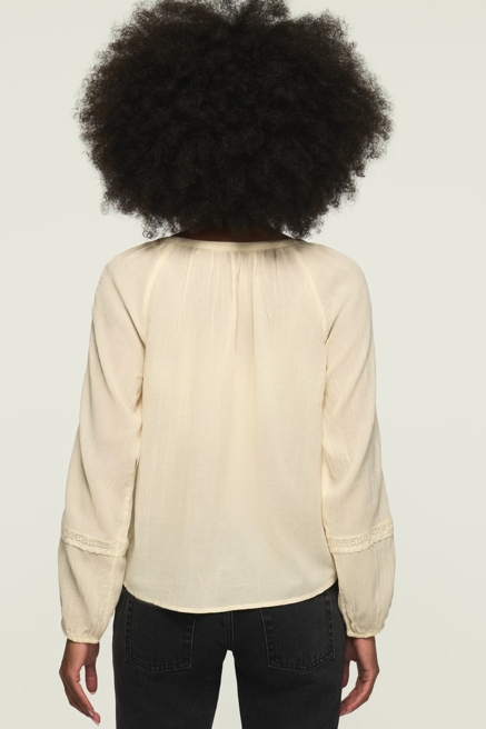 PINTUCK PEASANT BLOUSE, image 3