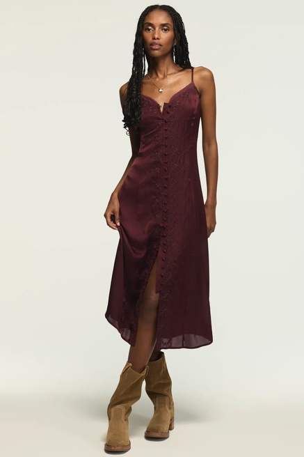 LACE TRIMMED SIMONEMIDI DRESS, image 1