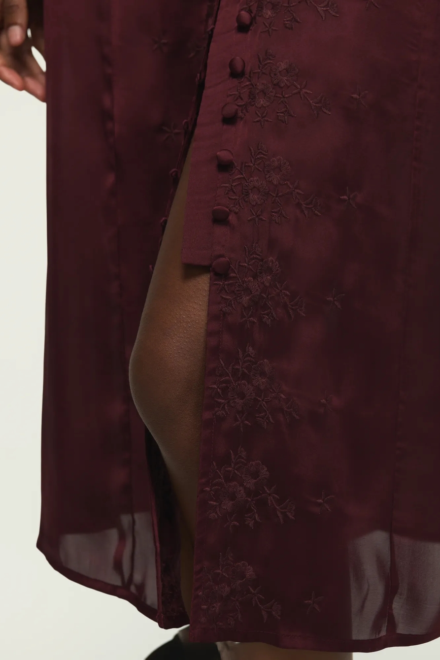 LACE TRIMMED SIMONEMIDI DRESS, image 5