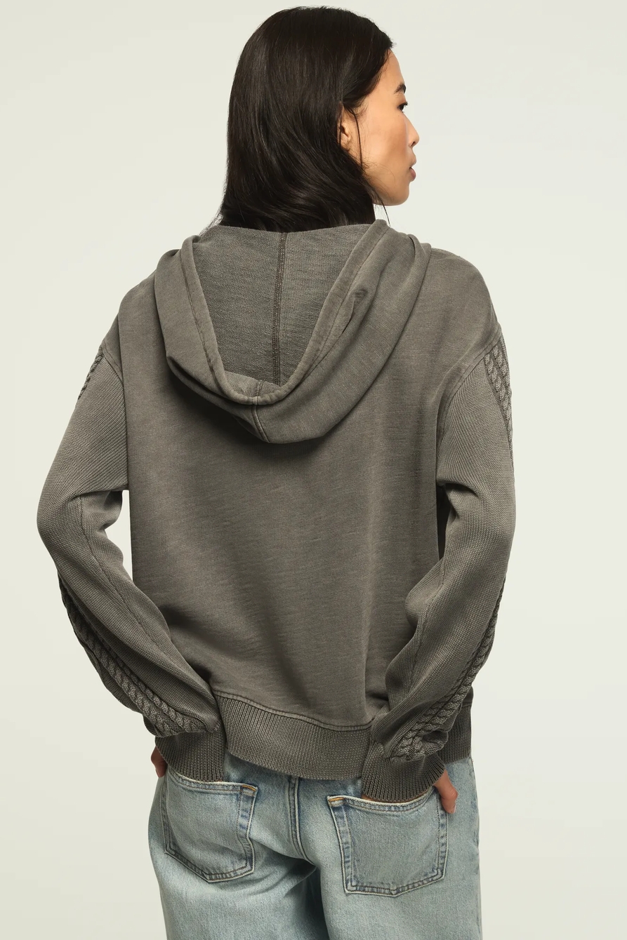 SWEATER MIX HOODIE, image 3