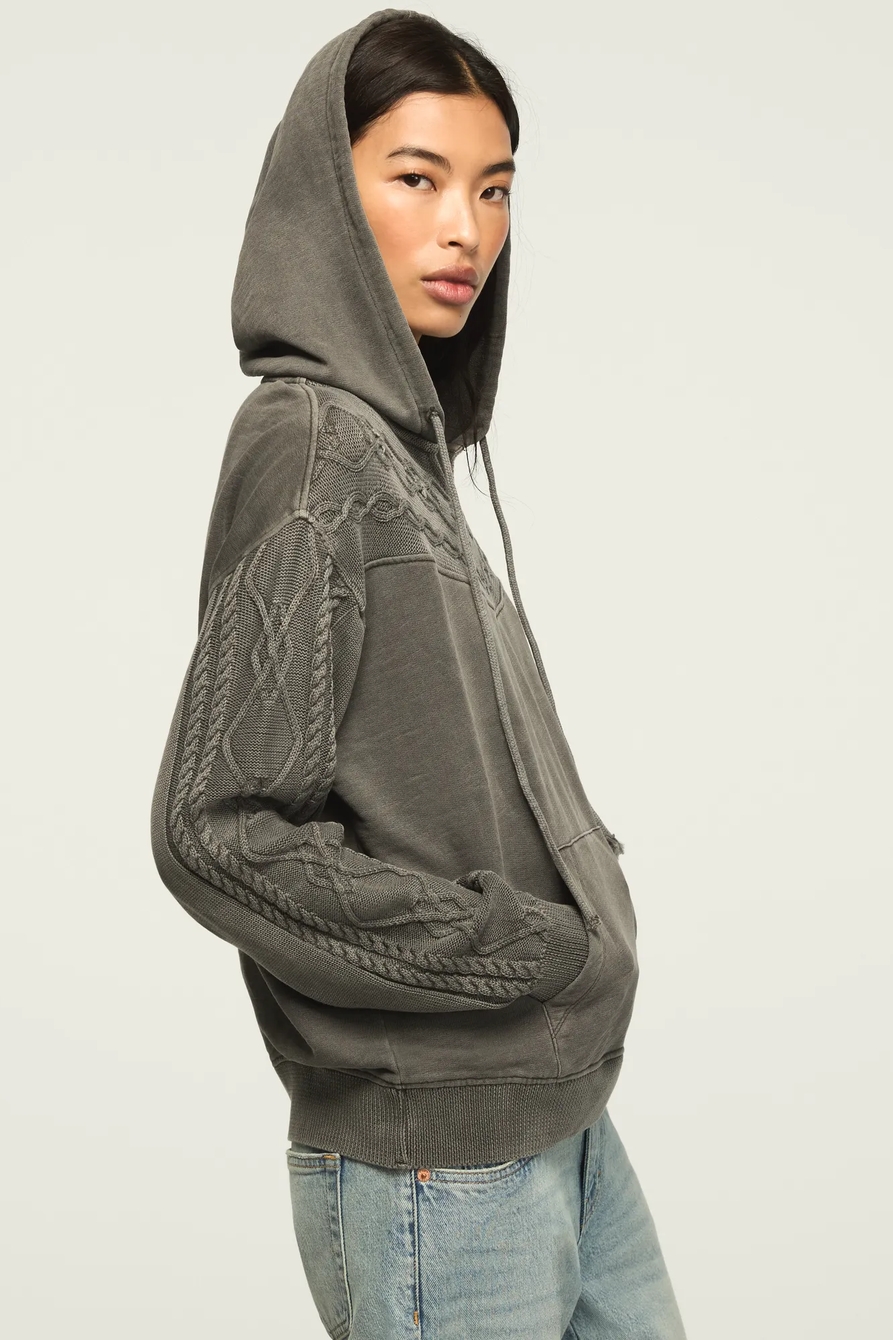 SWEATER MIX HOODIE, image 4