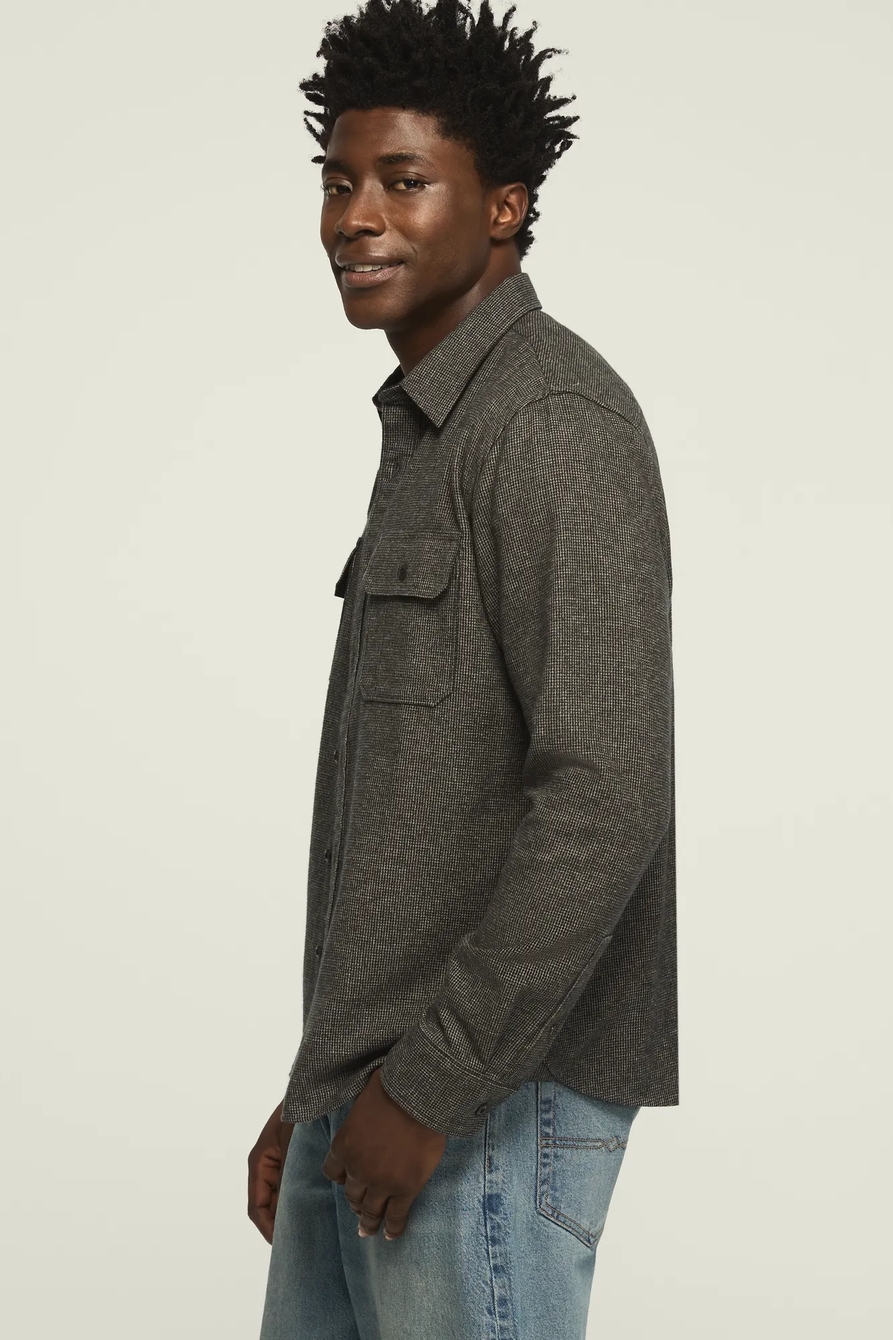 TEXTURED CHECK WORK SHIRT, image 5