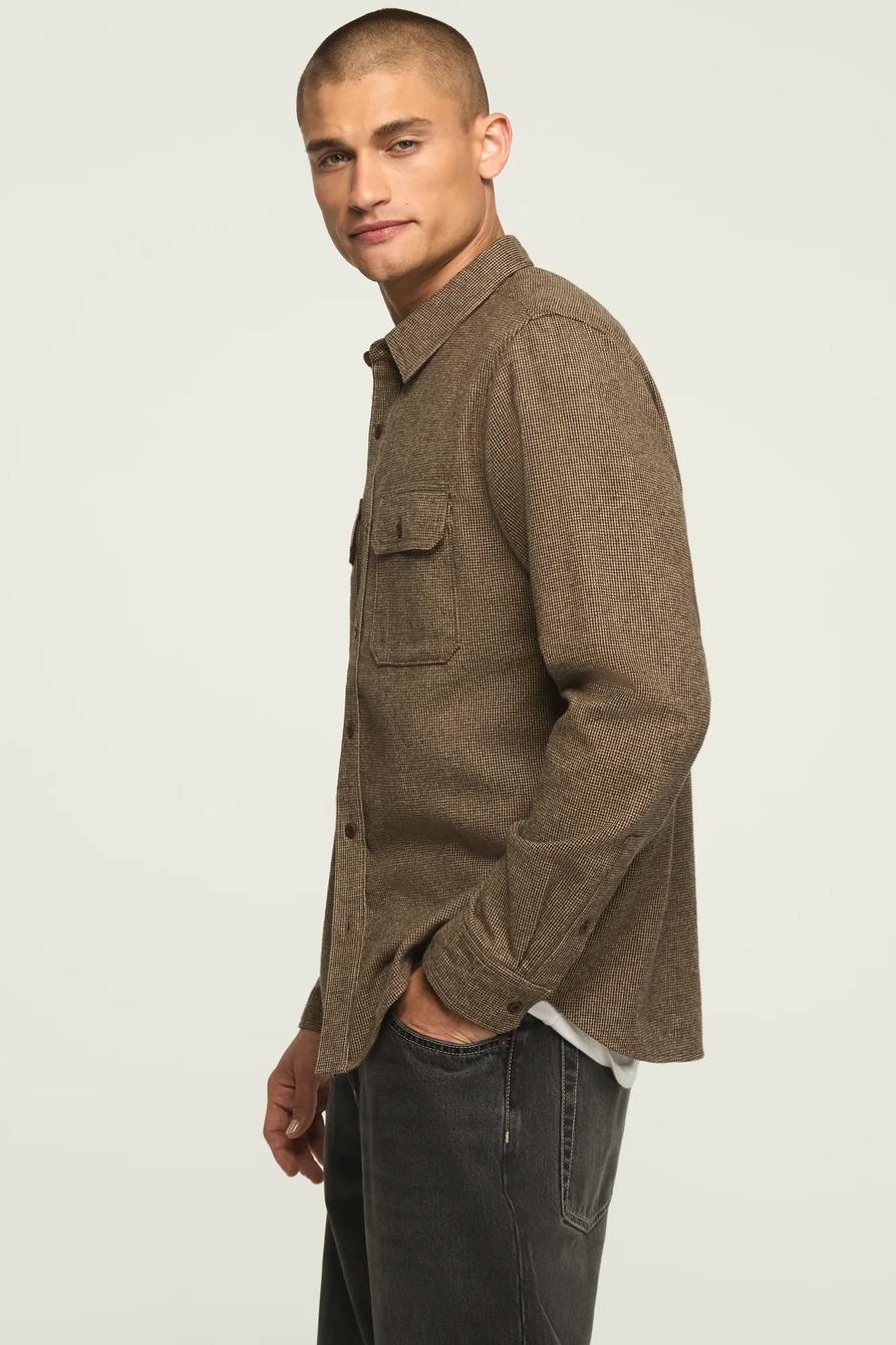TEXTURED CHECK WORK SHIRT, image 4
