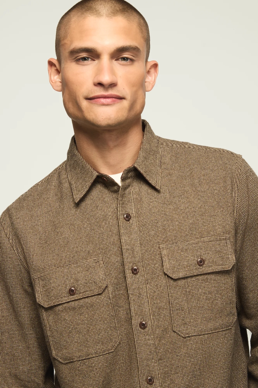 TEXTURED CHECK WORK SHIRT, image 5