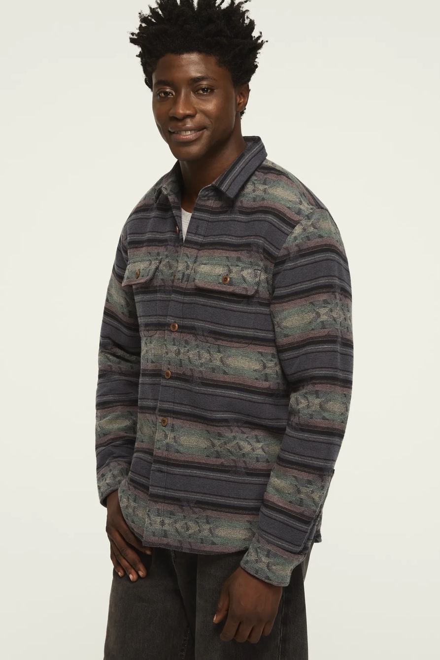 LONG SLEEVE JACQUARD ANDES SHRT, image 4