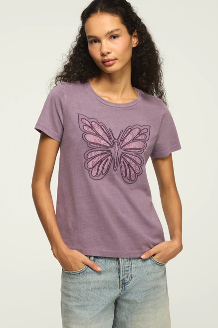 LACE BUTTERFLY CLASSIC CREW, image 1