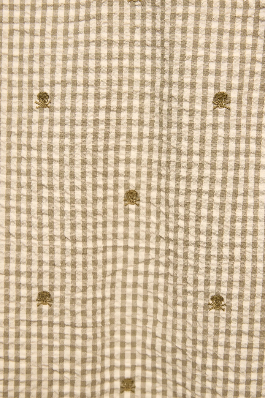 SHORT SLEEVE EMROIDERED PLAID SEERSUCKER SAN GABRIEL, image 5