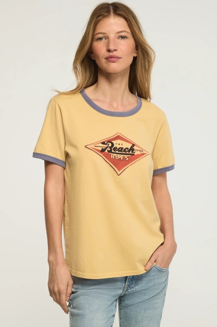 THE BEACH BOYS EMBLEM RINGER TEE, image 1