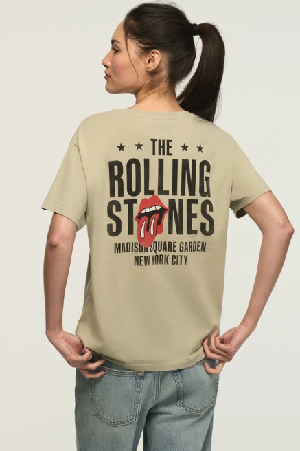 ROLLING STONES MSG BOYFRIEND TEE, image 1