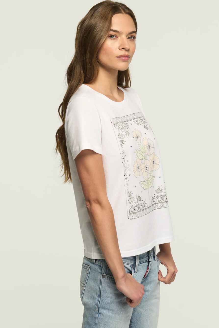 HEART FRAME FLORAL CLASSIC CREW, image 4