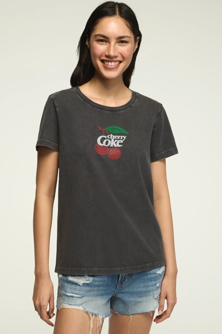 EMBELLISHED CHERRY COKE CLASSIC CREW, image 2