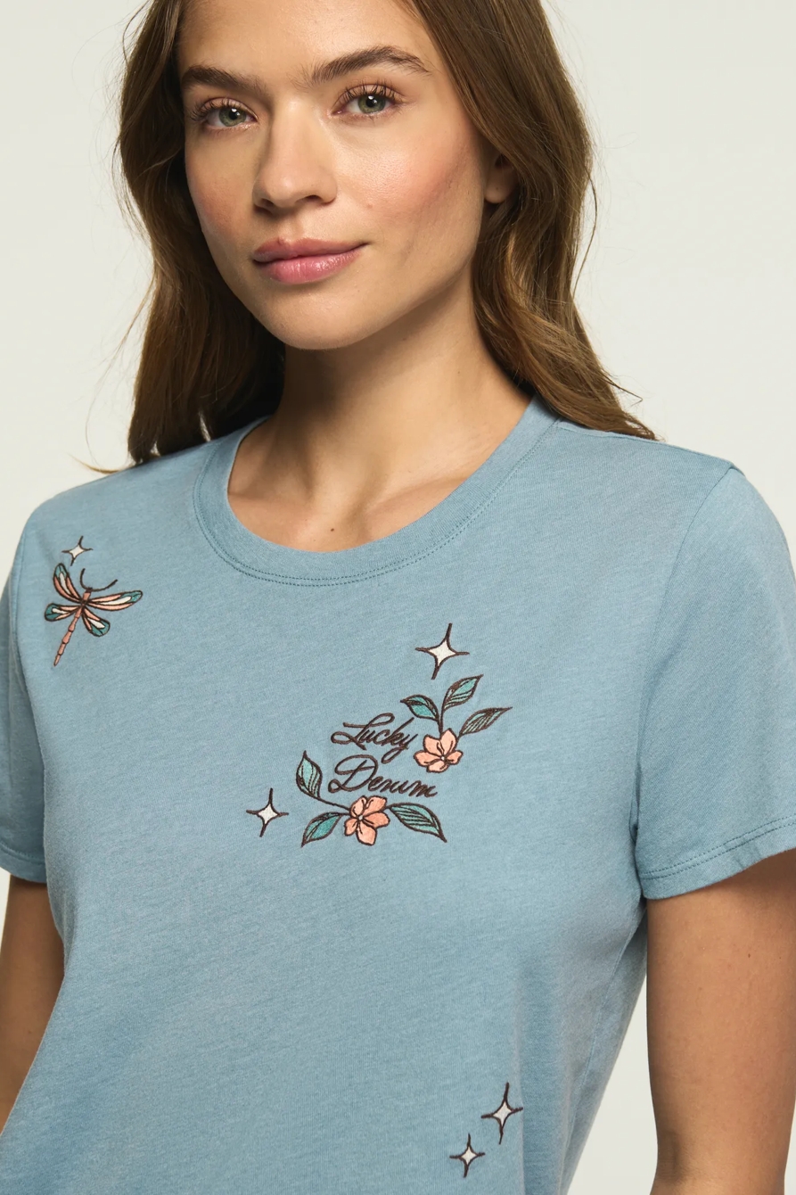 MULTI HIT FLORAL CLASSIC CREW, image 2