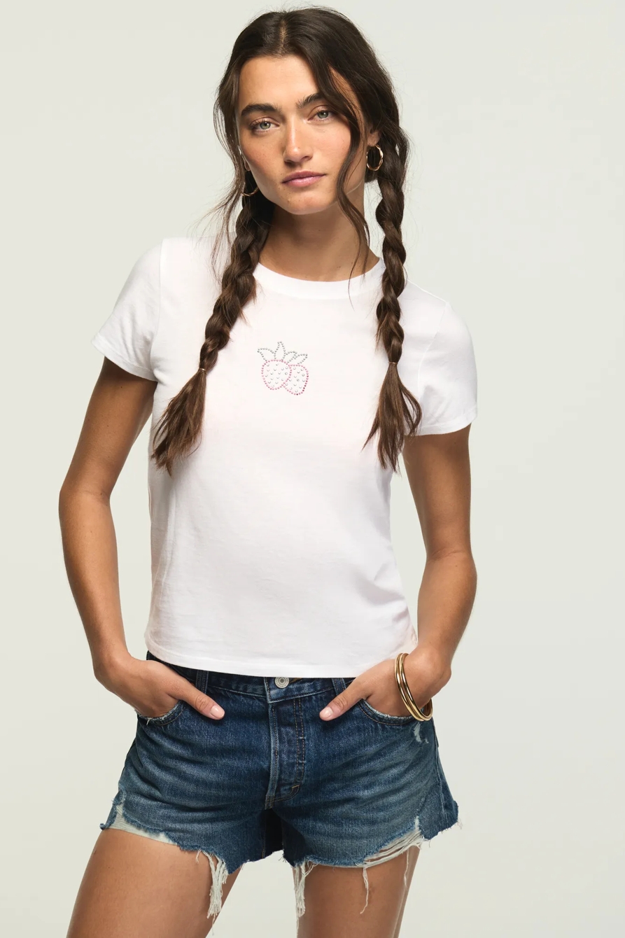SWEET STRAWBERRIES BABY TEE, image 2