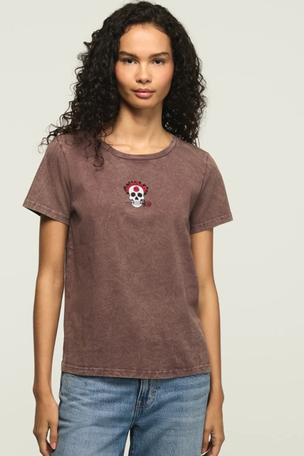FLORAL SKULL ICON CLASSIC CREW, image 1