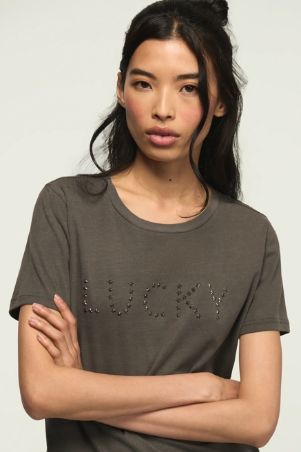 EMBELLISHED LUCKY STAR CLASSIC CREW, image 1