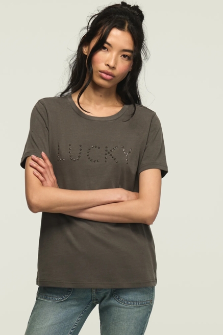 EMBELLISHED LUCKY STAR CLASSIC CREW, image 2