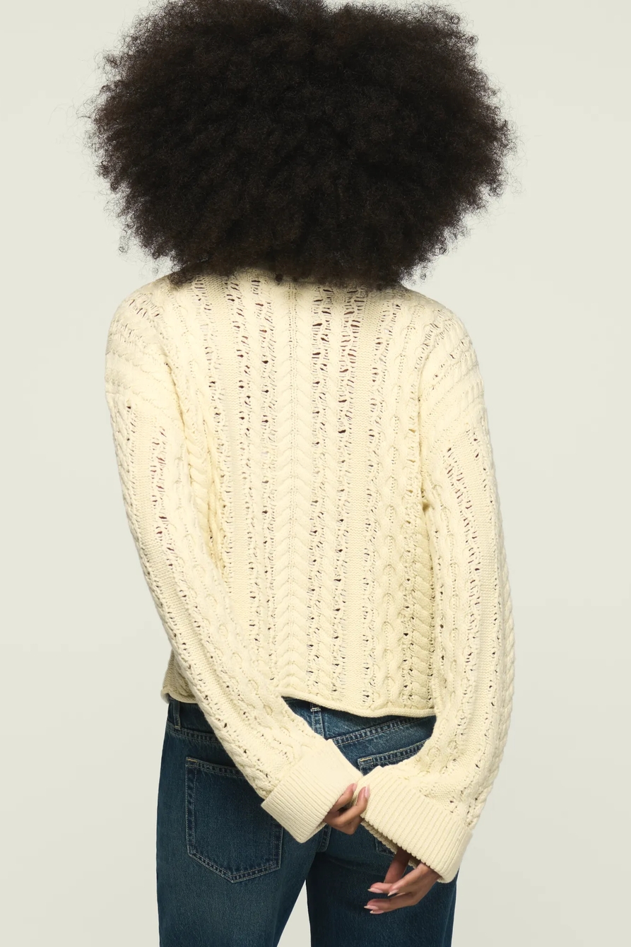 CABLE HENLEY SWEATER, image 3