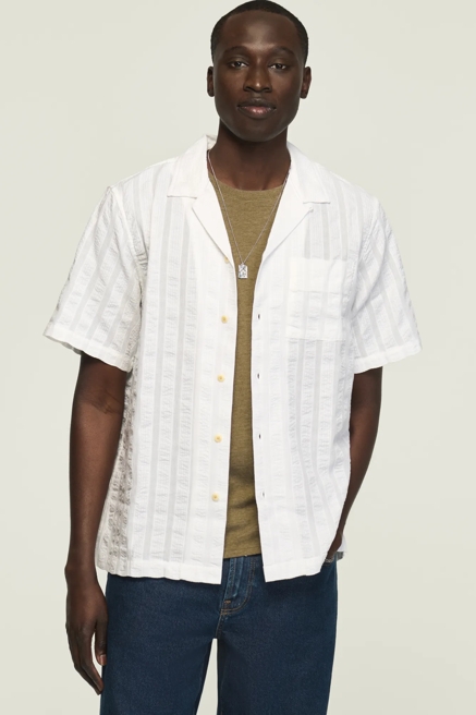SEERSUCKER CAMP COLLAR SHIRT, image 1