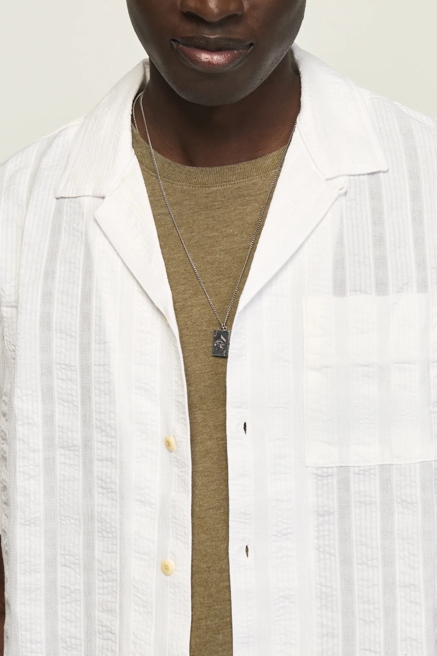 SEERSUCKER CAMP COLLAR SHIRT, image 2