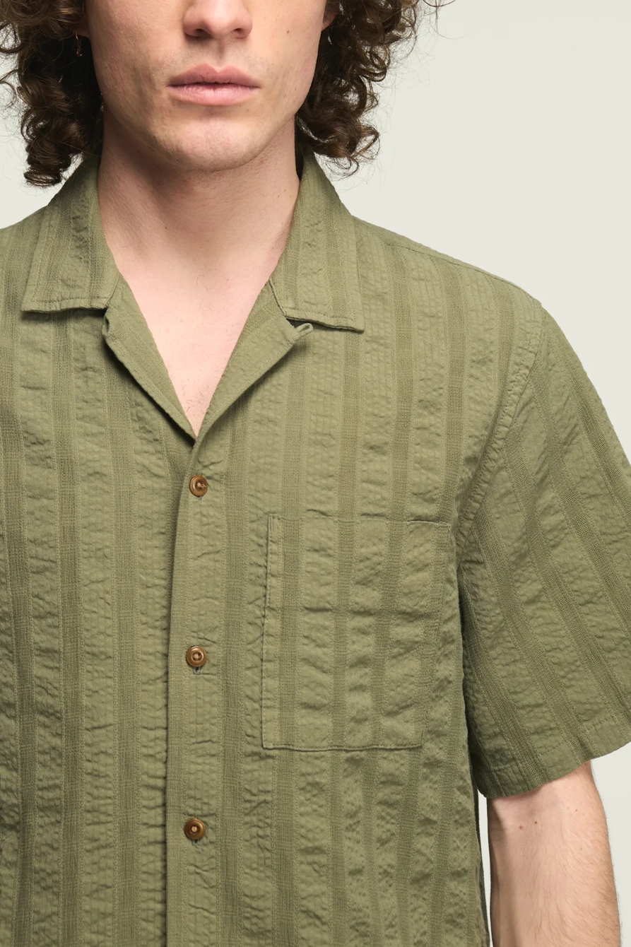 SEERSUCKER CAMP COLLAR SHIRT, image 2