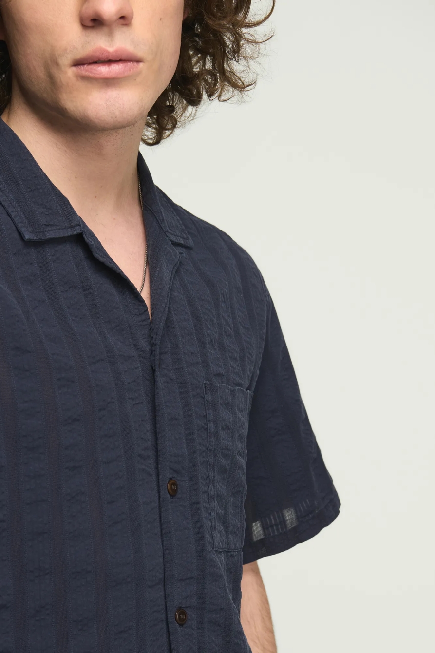 SEERSUCKER CAMP COLLAR SHIRT, image 2