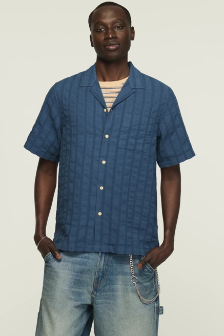 SEERSUCKER CAMP COLLAR SHIRT, image 1