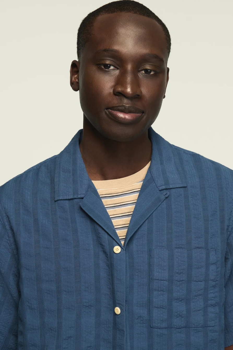 SEERSUCKER CAMP COLLAR SHIRT, image 2