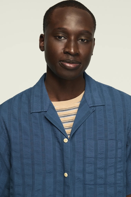 SEERSUCKER CAMP COLLAR SHIRT, image 2