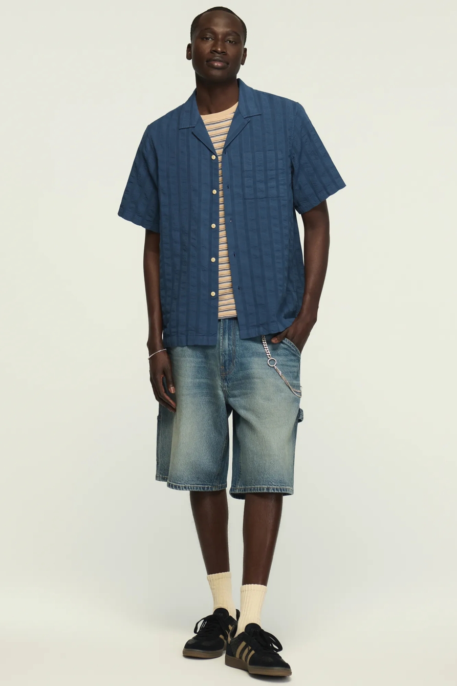 SEERSUCKER CAMP COLLAR SHIRT, image 3