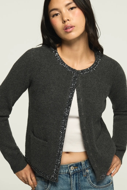 BEADED CARDIGAN, image 1