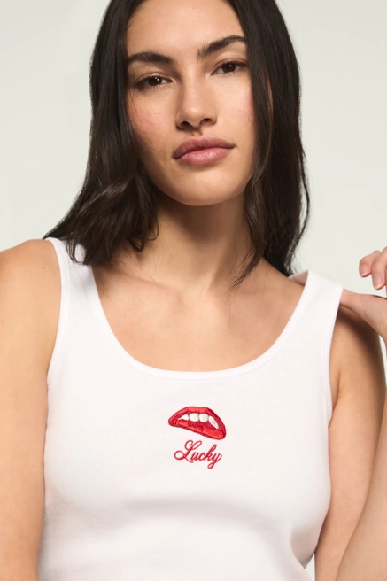 LUCKY LIPS TANK, image 2
