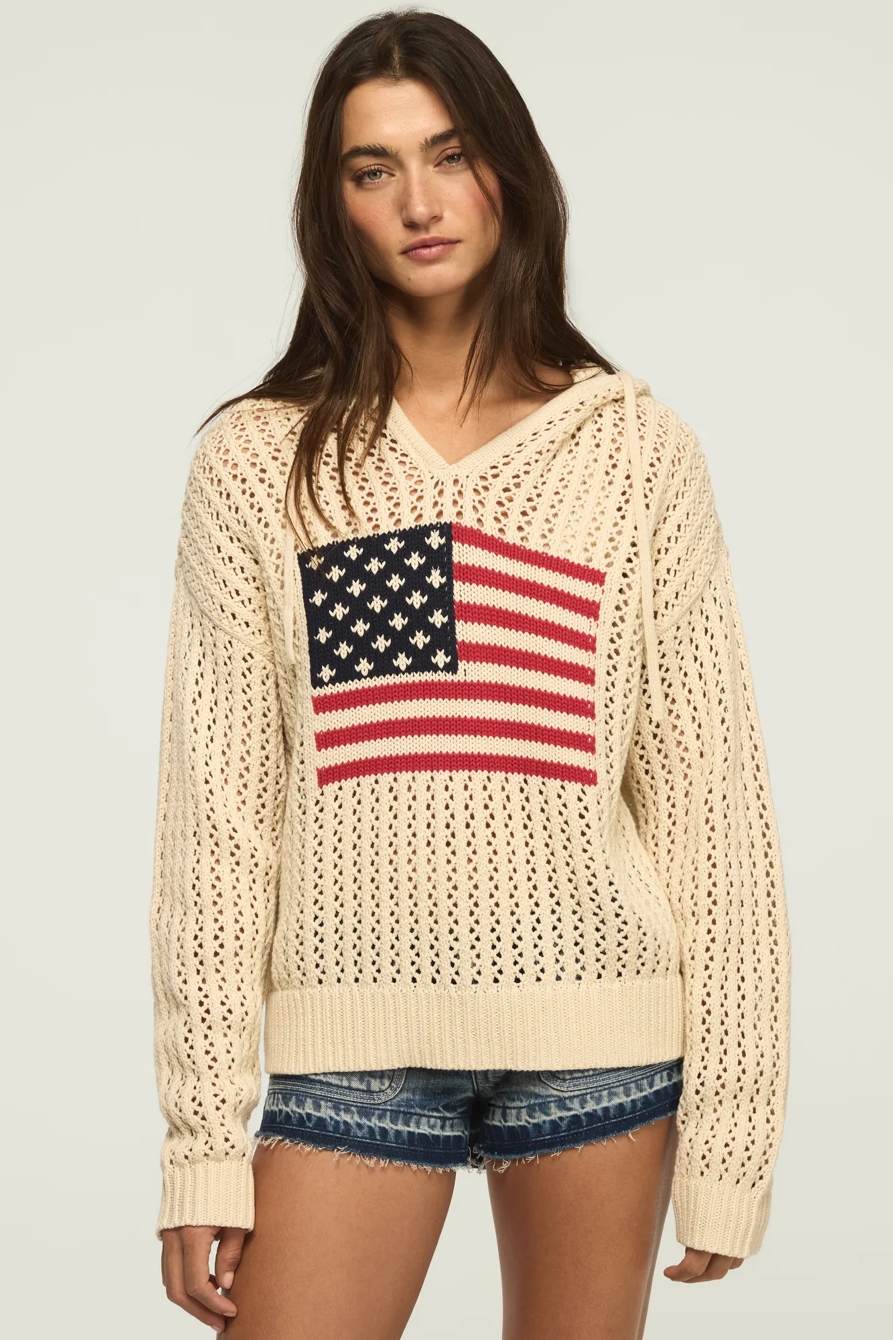 AMERICANA HOODIE SWEATER, image 2