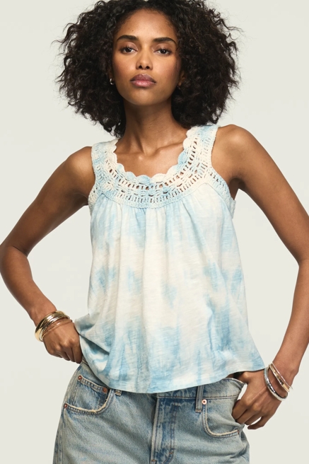CROCHET TRIM SWING TANK, image 1