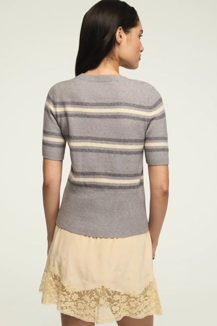 STRIPED SWEATER TEE, image 3