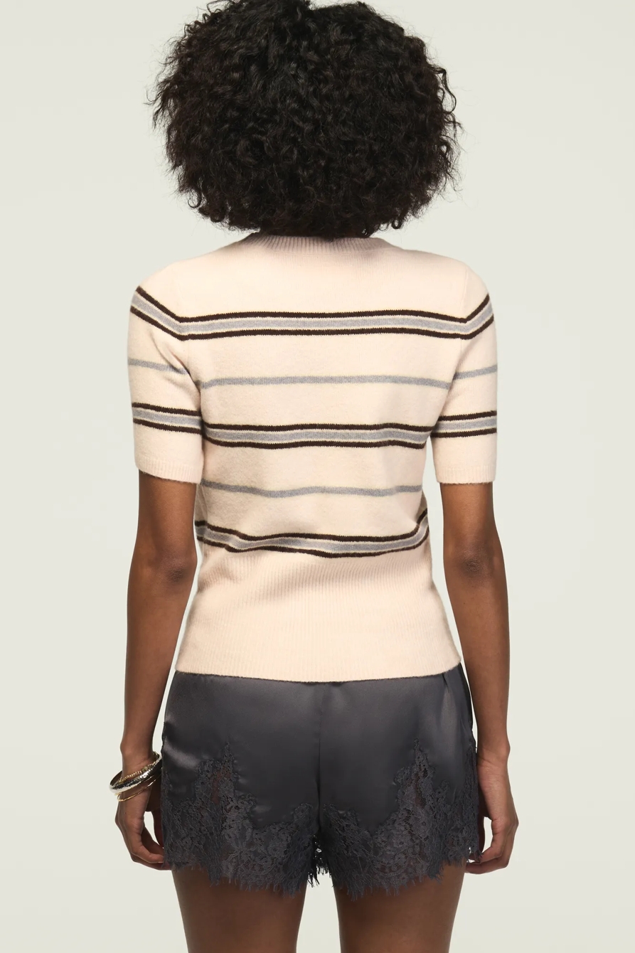 STRIPED SWEATER TEE, image 3