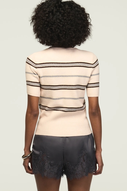 STRIPED SWEATER TEE, image 3