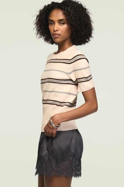 STRIPED SWEATER TEE, image 4