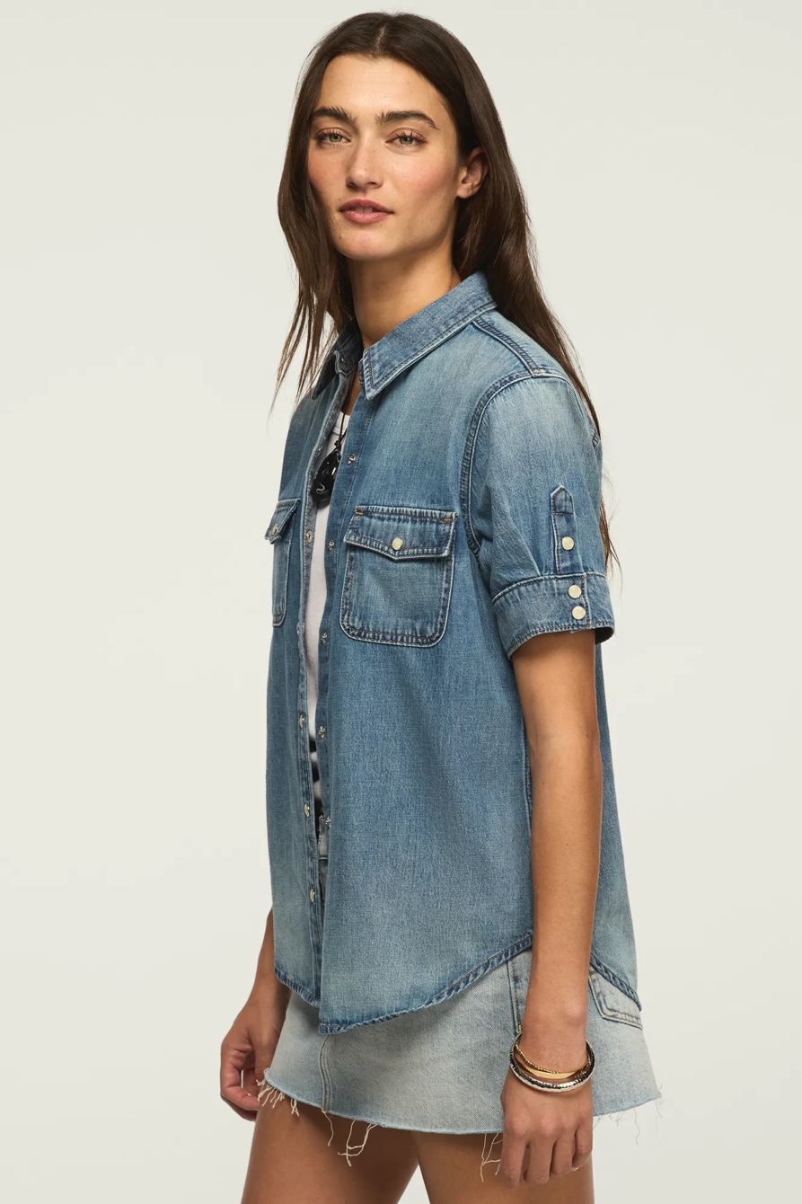 SHORT SLEEVE WESTERN SHIRT, image 4