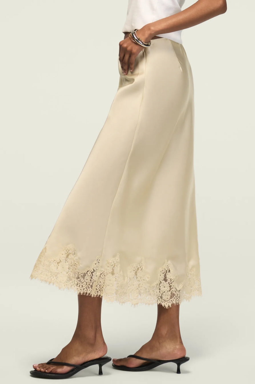 LACE SLIP SKIRT, image 4