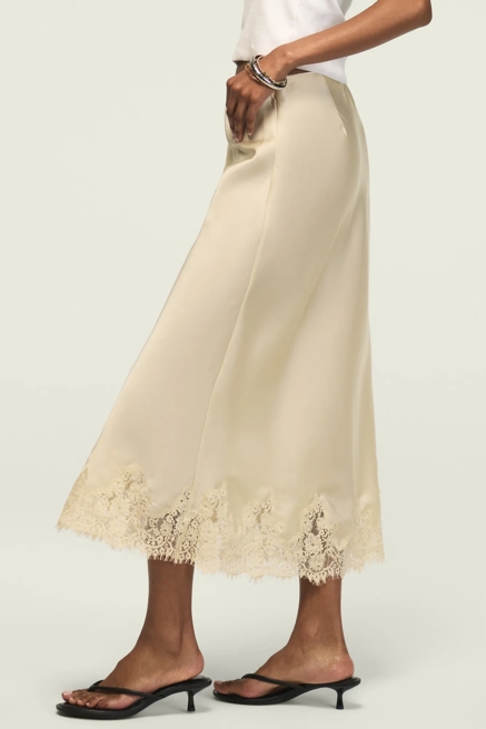 LACE SLIP SKIRT, image 4