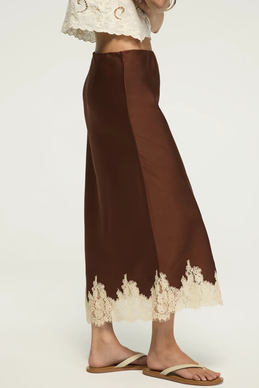 LACE SLIP SKIRT, image 4