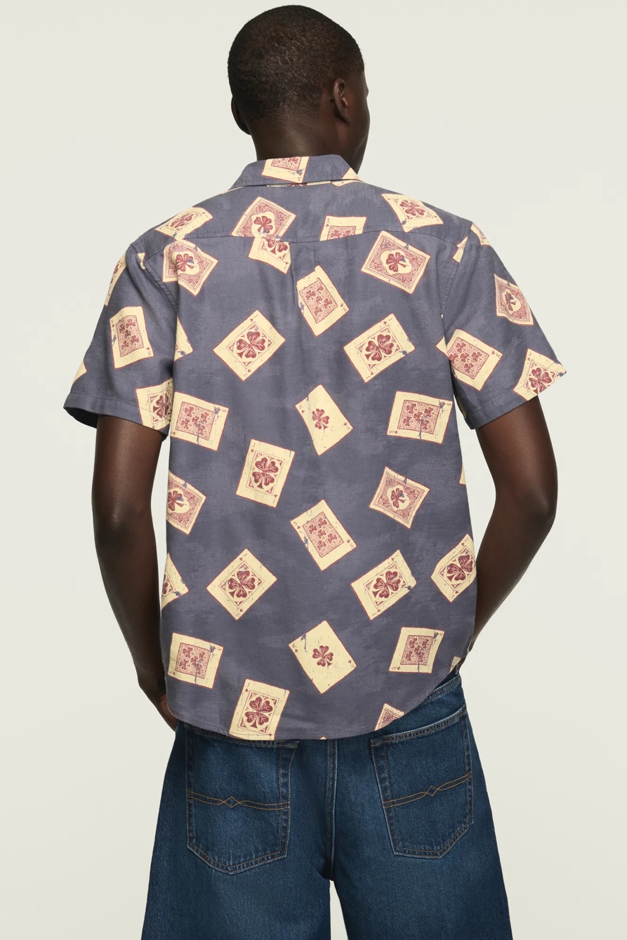 SHORT SLEEVE PRINTED CAMP COLLAR SHIRT, image 3