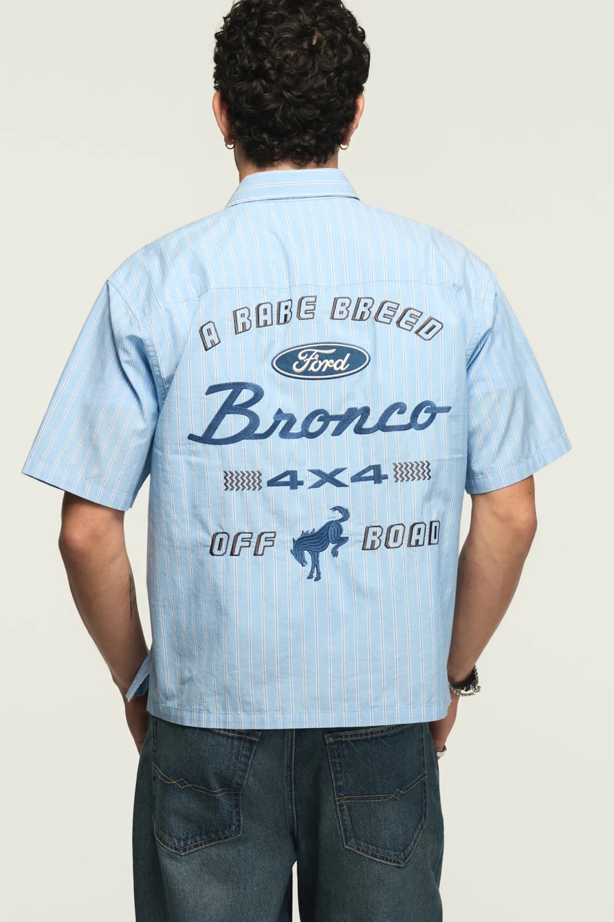 FORD BRONCO SHORT SLEEVE BUTTON DOWN SHIRT, image 1