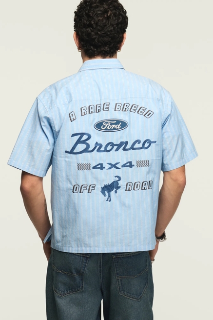 FORD BRONCO SHORT SLEEVE BUTTON DOWN SHIRT, image 1