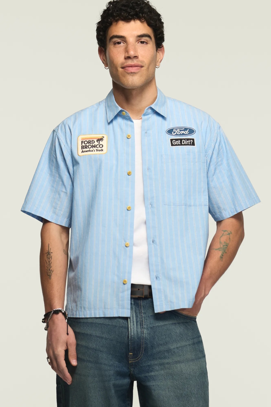 FORD BRONCO SHORT SLEEVE BUTTON DOWN SHIRT, image 6