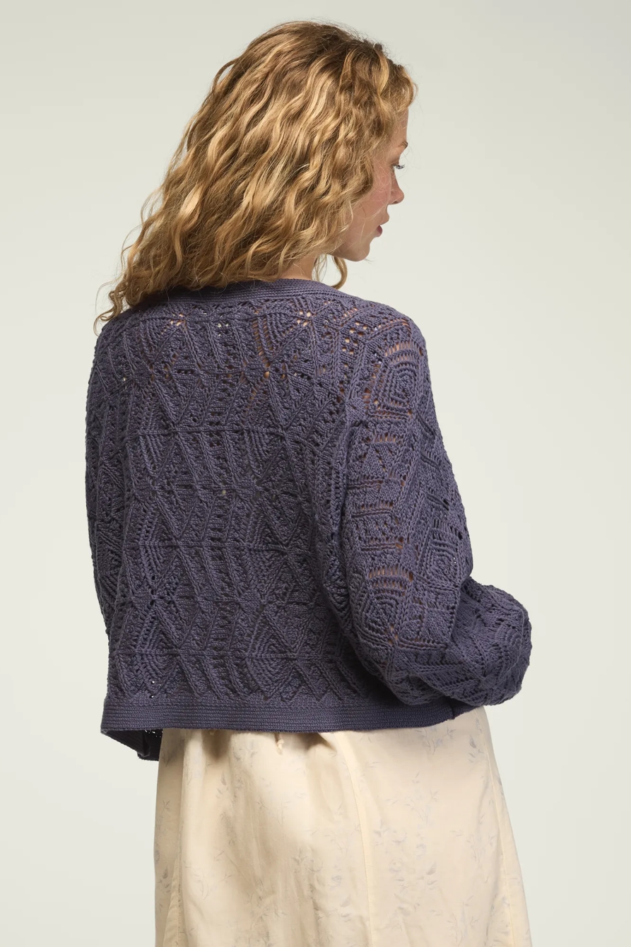 OPEN STITCH CARDIGAN SWEATER, image 3