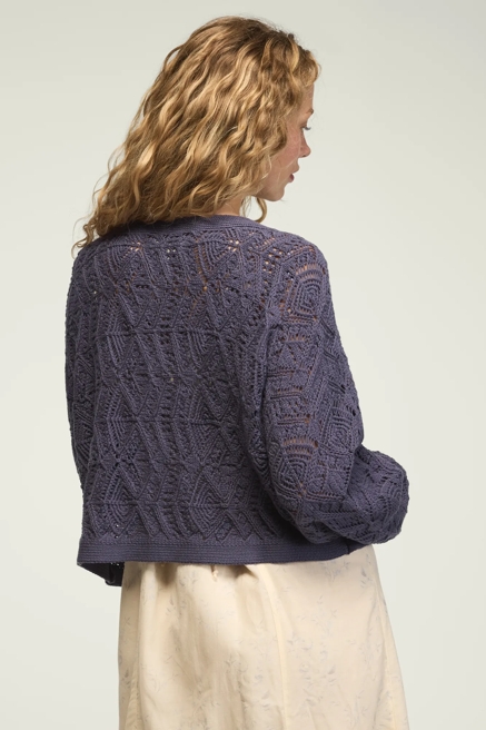 OPEN STITCH CARDIGAN SWEATER, image 3