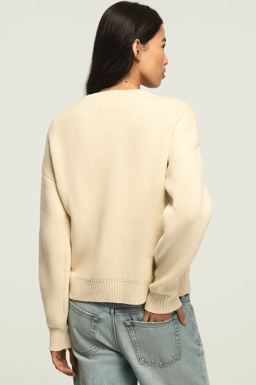 ARGYLE SEQUIN CREW SWEATER, image 3