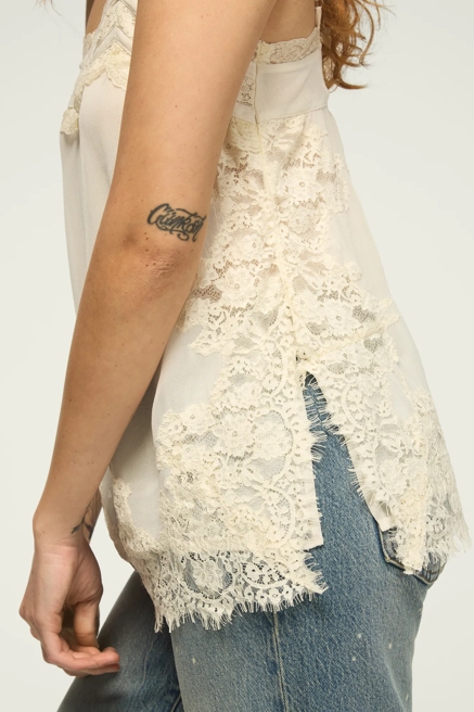 LACE TRIM TUNIC TANK, image 2