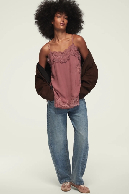 LACE TRIM TUNIC TANK, image 2